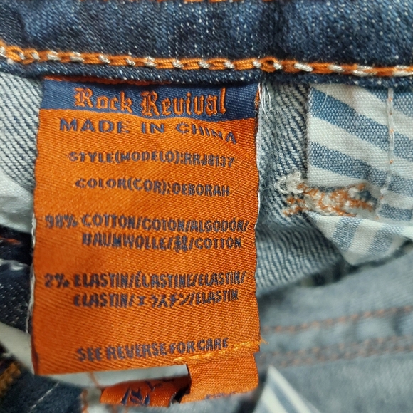 Rock Revival Jeans Deborah Size 29 - Picture 9 of 9